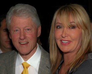 Pamela and President Bill Clinton