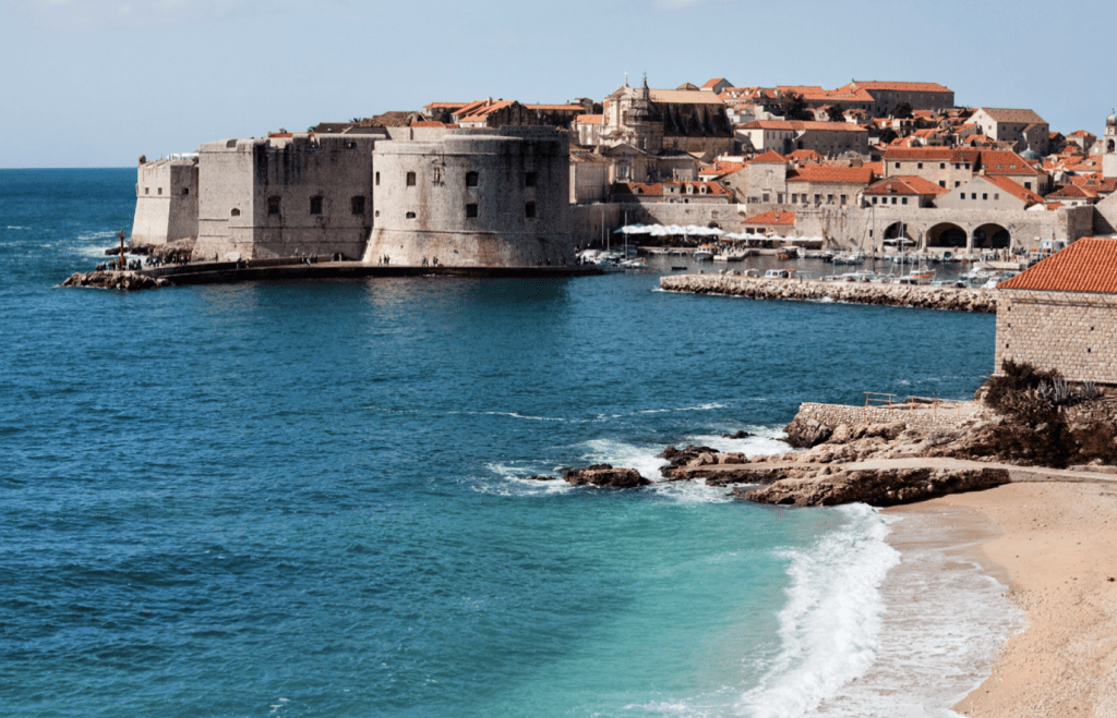 View of Dubrovnik bay