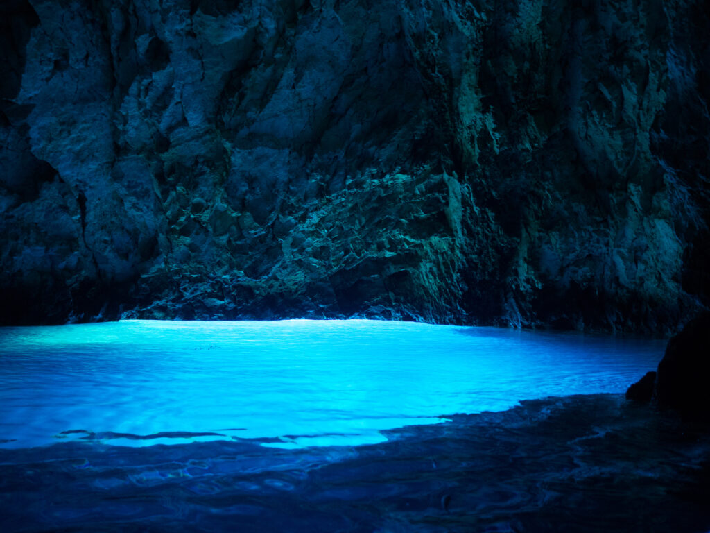 The Blue Cave one of Croatia Caves 