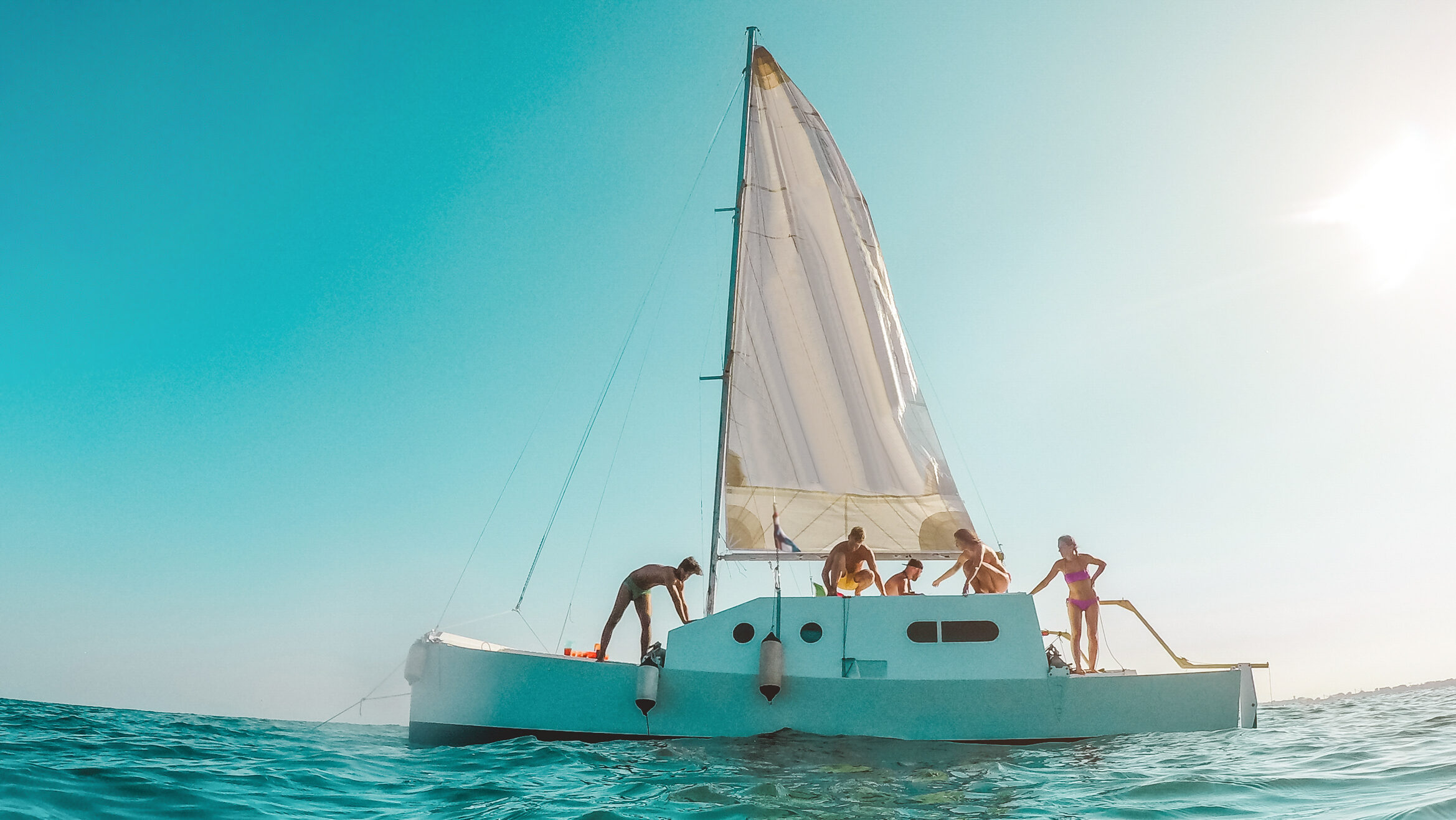 Croatia tour group on a yacht