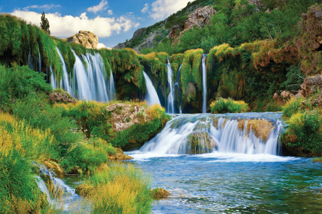 national parks in Croatia with waterfalls  - Veliki Buk, Northern Velebit National Park