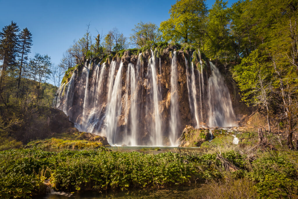 waterfalls in Croatia - Veliki Prštavac Waterfall, Plitvice Lakes National Park