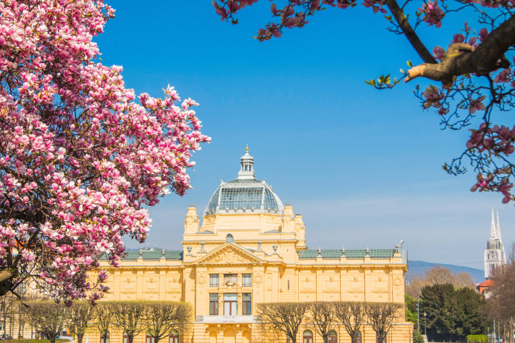 Zagreb, Croatia in spring