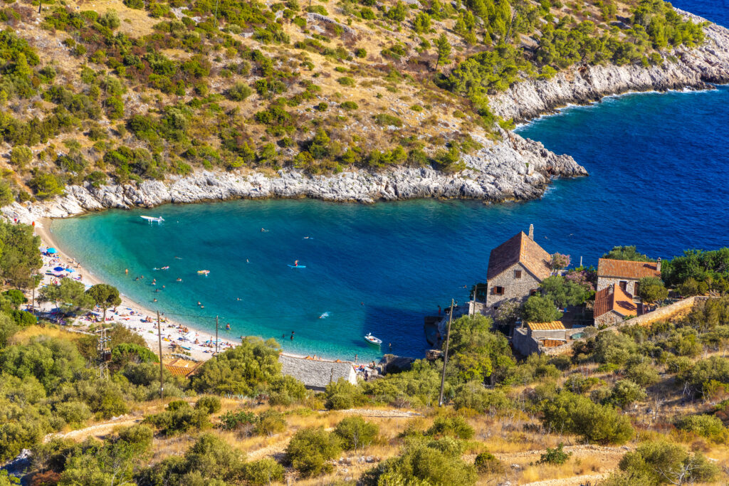 the most beautiful beaches in Croatia - Dubovica Bay, Hvar
