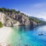 secluded beach in Croatia