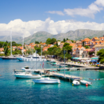 Harbor on a customized tour of Croatia