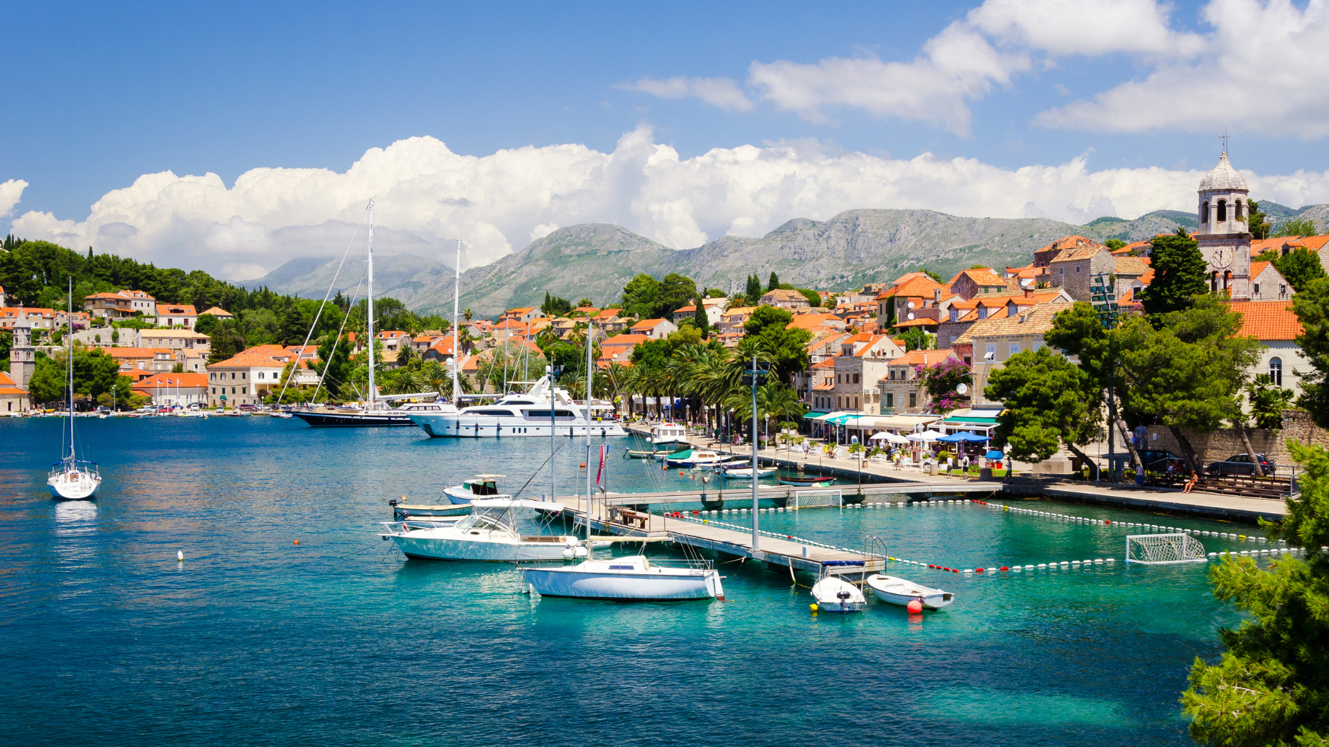 Harbor on a customized tour of Croatia