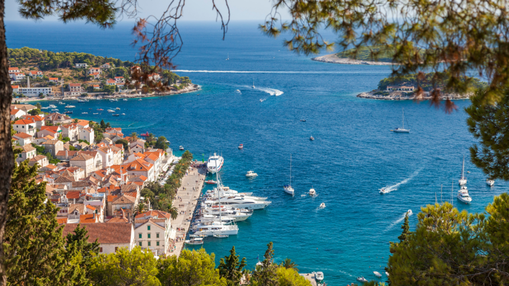 Havr seen from a luxury Croatia itinerary 