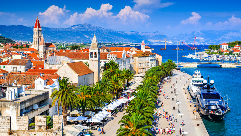 Croatian seaside boardwalk on a luxury Croatia itinerary 