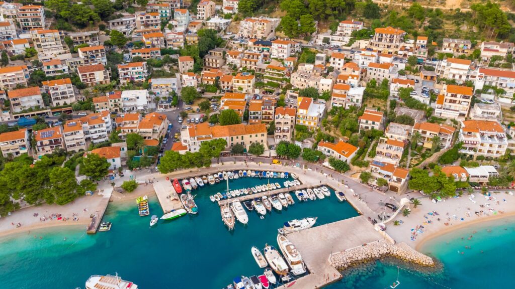 Brela, one of the best beach towns in Croatia 
