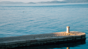 People swimming while on holiday in Zadar