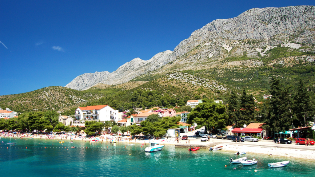 Drvenik, a hidden gem in Croatia, seen from the sea 