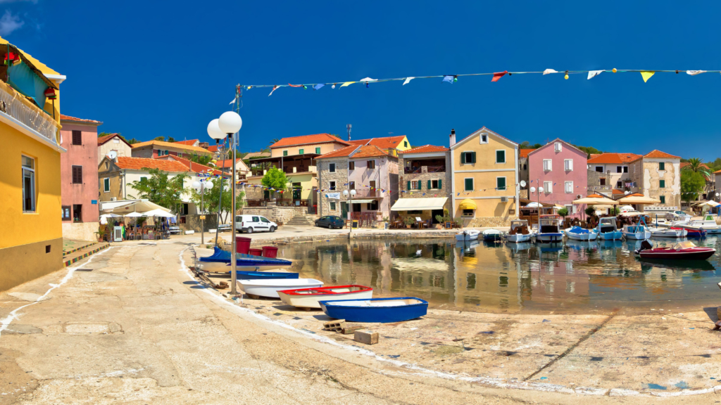 A colorful town on Dugi Otok, a hidden gem in Croatia 