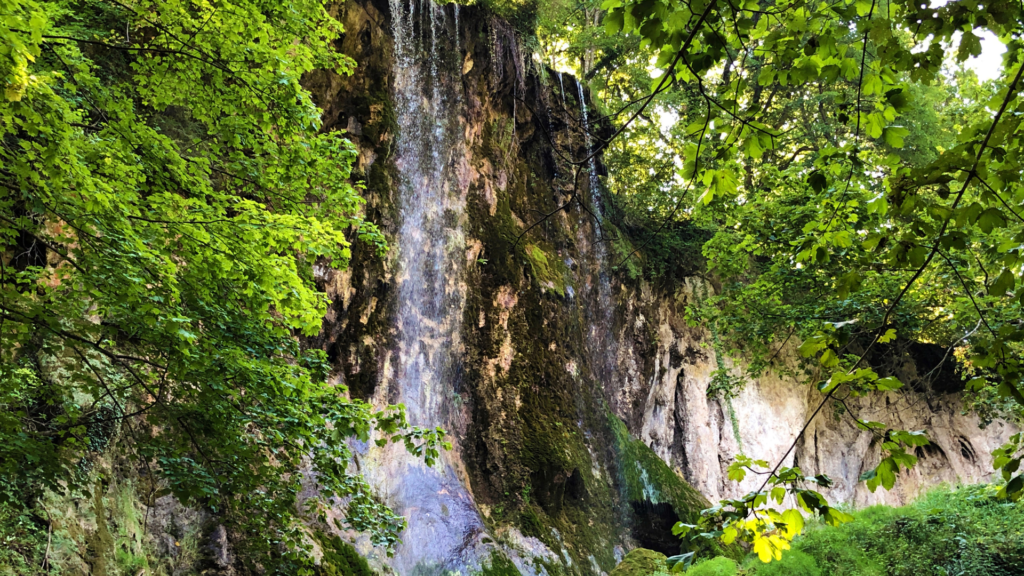 Jankovac waterfall, a hidden gem in Croatia. 