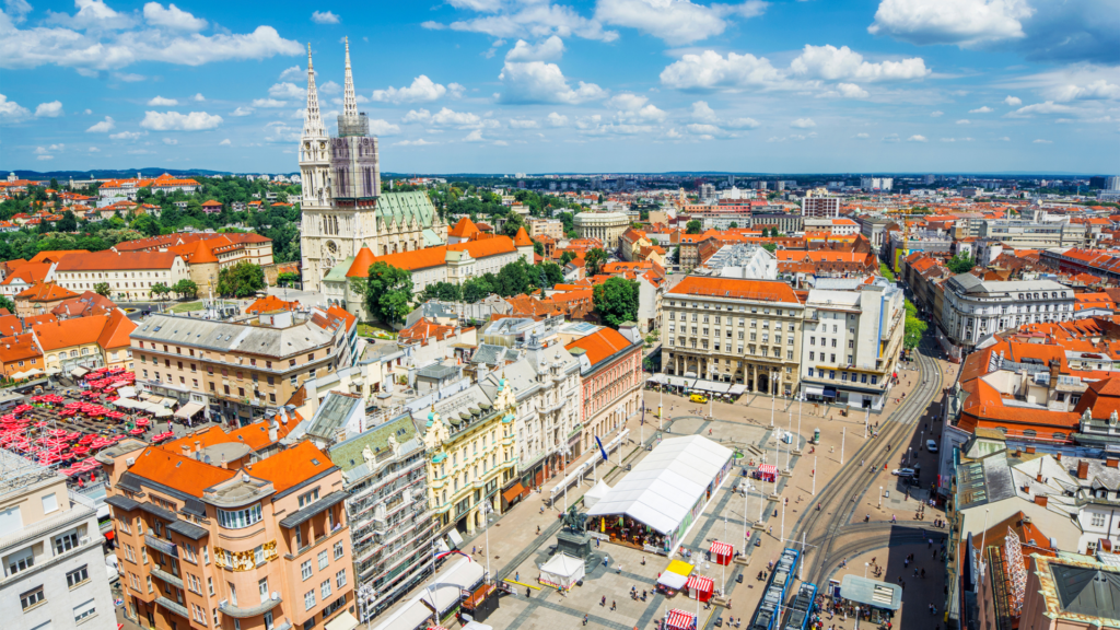 Zagreb, the capital and one of the best cities to visit in Croatia 