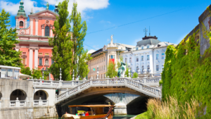 Ljubljana, seen on vacations in Slovenia