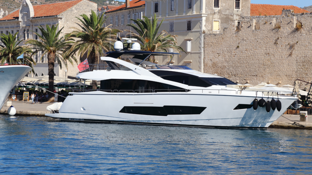 Luxury yacht on a Croatia family Croatia vacation