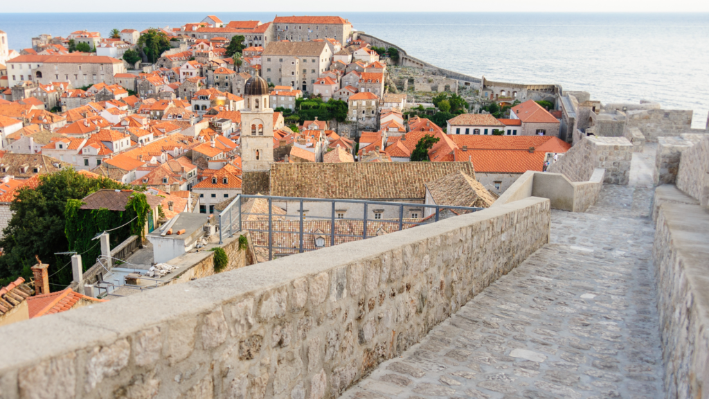 How to spend a day in Dubrovnik -Walking around the city walls 