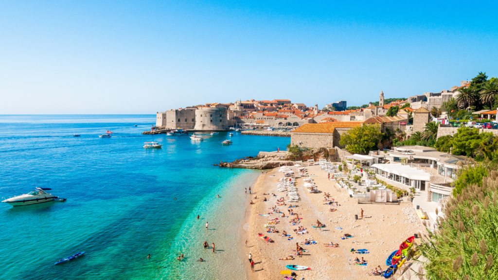 How to spend a day in Dubrovnik - go to the beach 