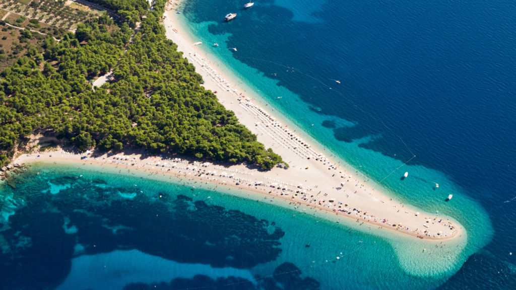 Golden Horn beach, a must-see beaches in Croatia
