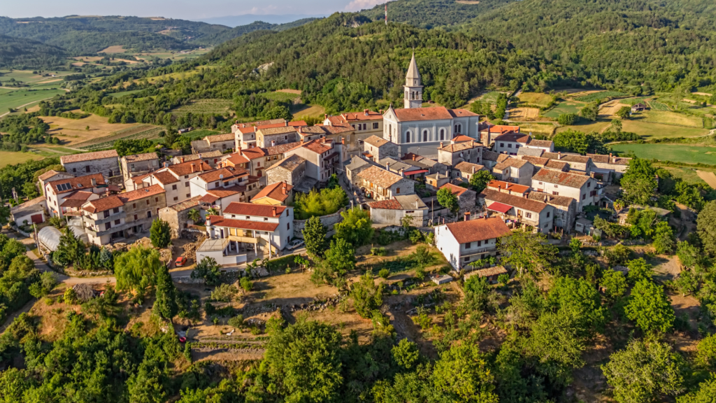 Beautiful Croatian town in Istria