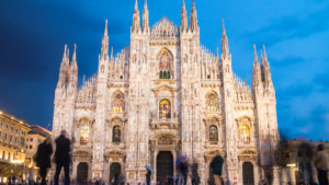 The Duomo in Milan, seen while on an Italy vacation